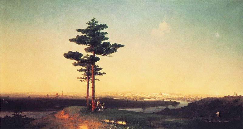 Ivan Aivazovsky View of Moscow from the Sparrow Hills